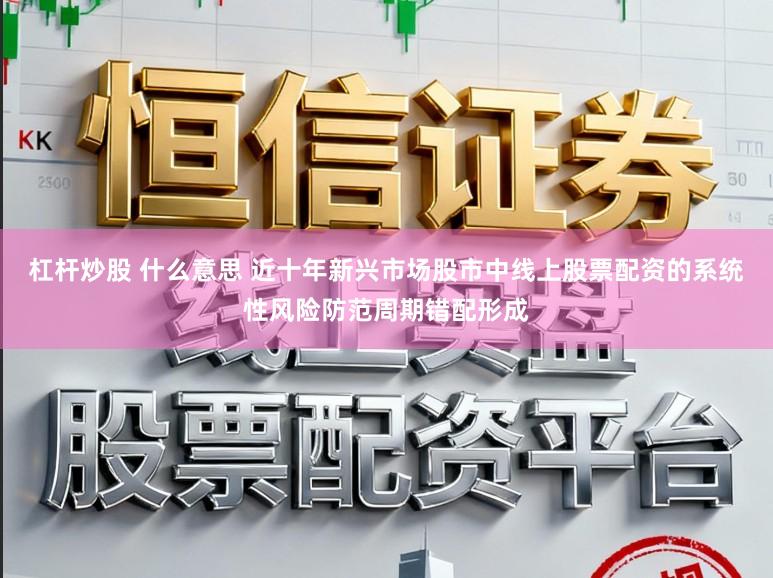 杠杆炒股 什么意思 近十年新兴市场股市中线上股票配资的系统性风险防范周期错配形成