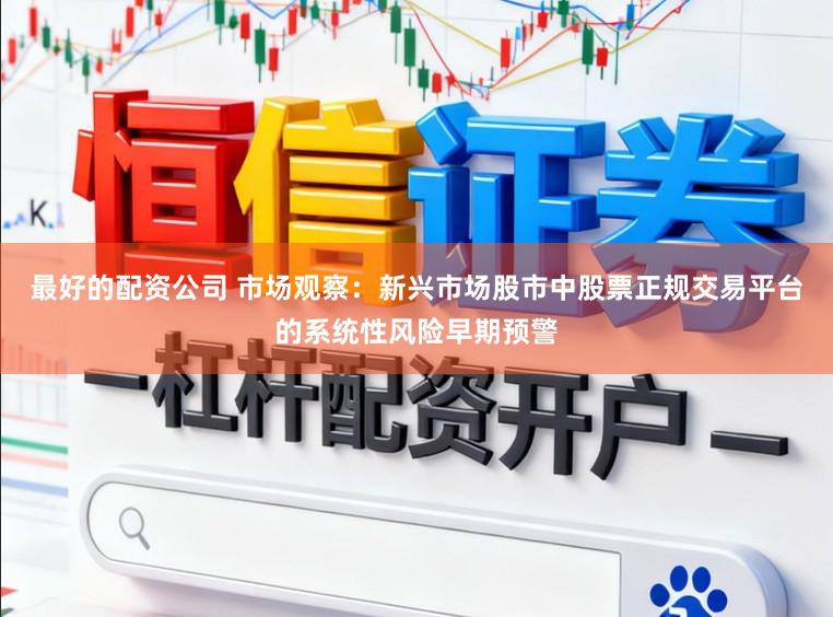 最好的配资公司 市场观察：新兴市场股市中股票正规交易平台的系统性风险早期预警