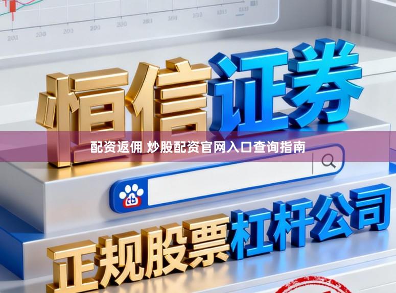 配资返佣 炒股配资官网入口查询指南