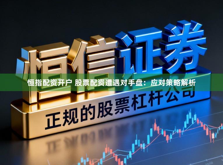 恒指配资开户 股票配资遭遇对手盘：应对策略解析