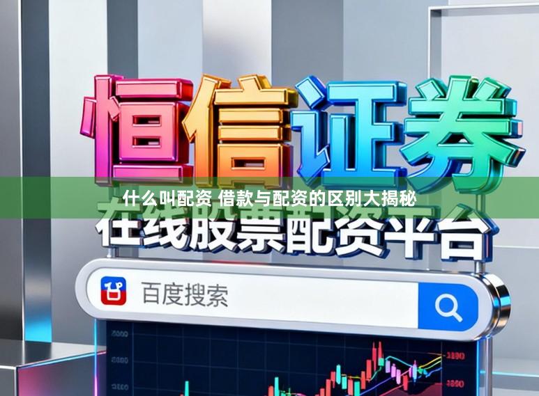 什么叫配资 借款与配资的区别大揭秘